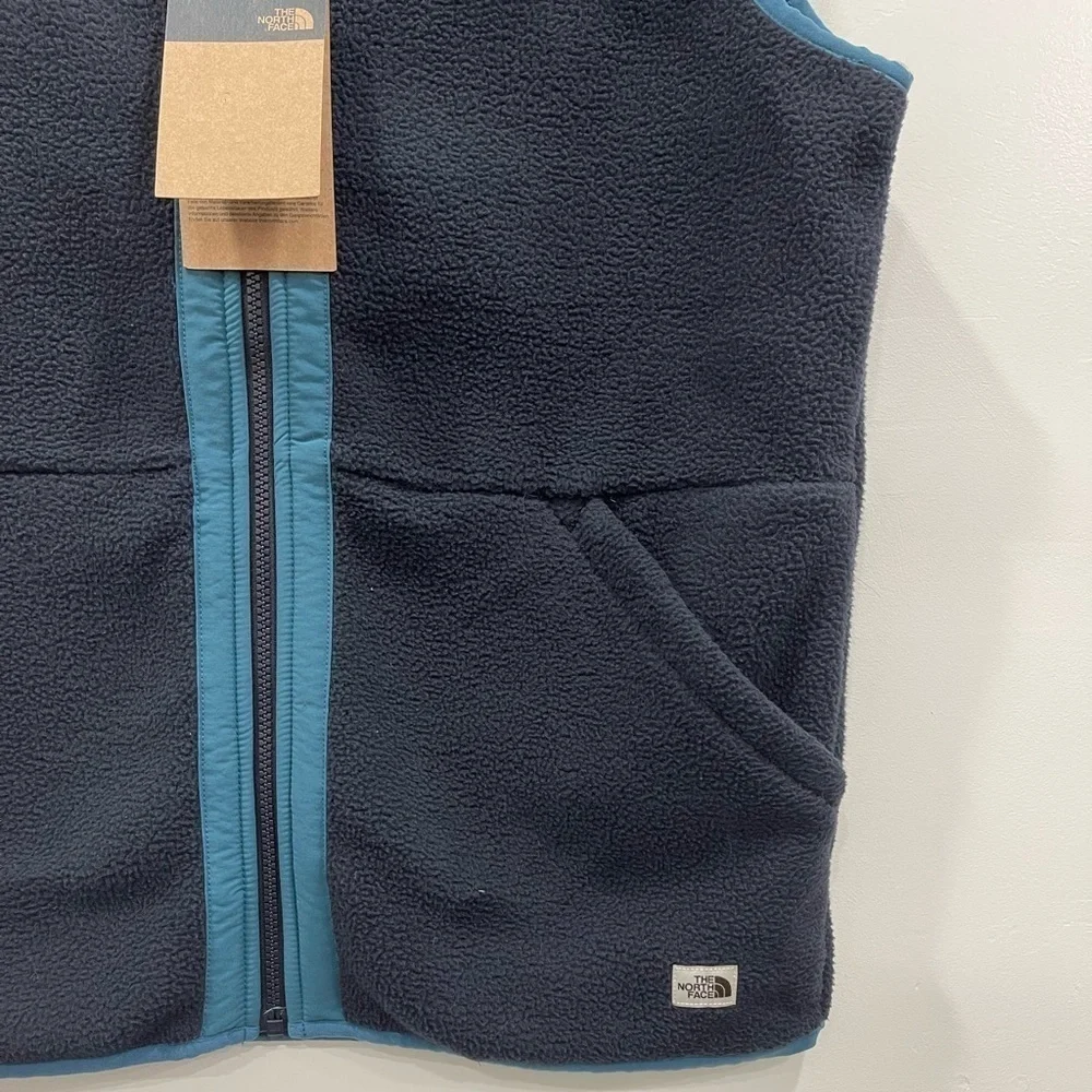 The North Face Men’s Carbondale Vest Full Zip Aviator Navy Mallard Blue Medium